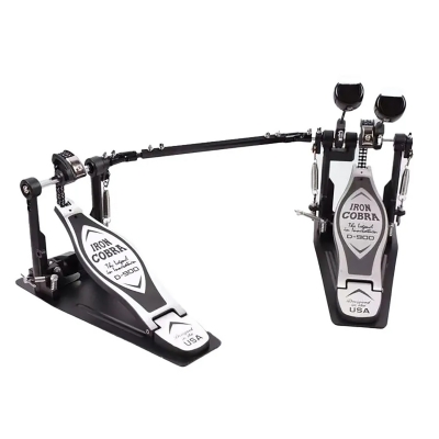 Педаль двойная для бас-барабана IRON COBRA BIBOLO-2