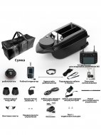 Прикормочный кораблик Flytec V030 с GPS и эхолотом